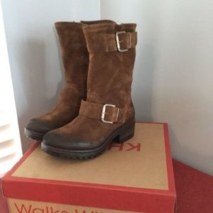 NWT Khrio Stella Distressed Moto Boots